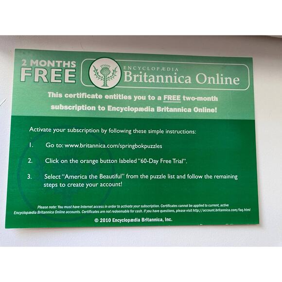 Jigsaw puzzle 500 pc World Traveler, Encyclopedia Brittannica, 2011 - Picture 3 of 6